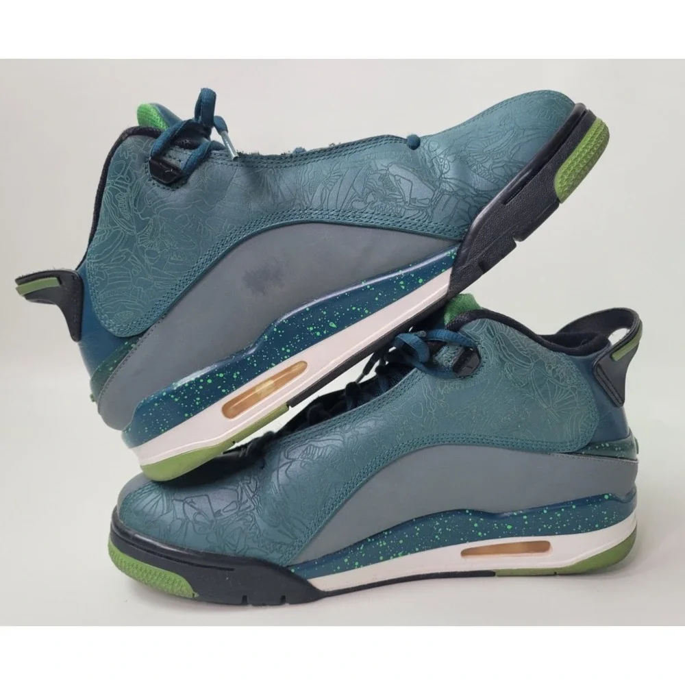 Nike Air Jordan Dub Zero Teal 311046-330 US Men Sz‎ 11